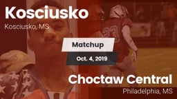 Matchup: Kosciusko High vs. Choctaw Central  2019