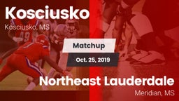 Matchup: Kosciusko High vs. Northeast Lauderdale  2019