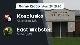 Recap: Kosciusko  vs. East Webster  2020