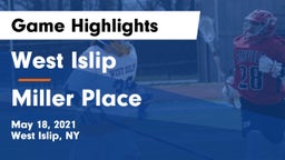 West Islip  vs Miller Place  Game Highlights - May 18, 2021