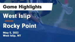 West Islip  vs Rocky Point  Game Highlights - May 5, 2022