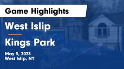 West Islip  vs Kings Park   Game Highlights - May 5, 2023