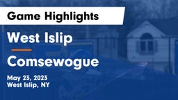 West Islip  vs Comsewogue  Game Highlights - May 23, 2023