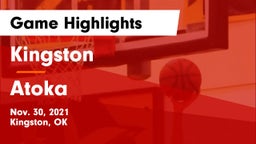 Kingston  vs Atoka  Game Highlights - Nov. 30, 2021