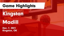 Kingston  vs Madill  Game Highlights - Dec. 7, 2021
