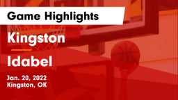 Kingston  vs Idabel  Game Highlights - Jan. 20, 2022