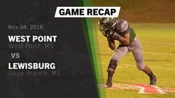 Recap: West Point  vs. Lewisburg  2016