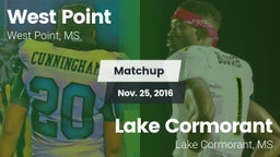 Matchup: West Point High vs. Lake Cormorant  2016