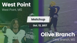 Matchup: West Point High vs. Olive Branch  2017
