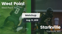 Matchup: West Point High vs. Starkville  2018