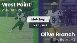 Matchup: West Point High vs. Olive Branch  2018