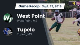 Recap: West Point  vs. Tupelo  2019