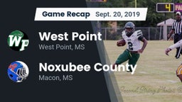 Recap: West Point  vs. Noxubee County  2019