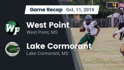 Recap: West Point  vs. Lake Cormorant  2019