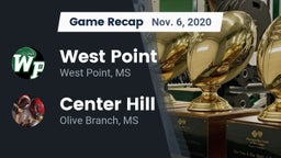 Recap: West Point  vs. Center Hill  2020