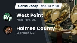 Recap: West Point  vs. Holmes County 2020