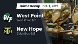 Recap: West Point  vs. New Hope  2021