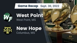 Recap: West Point  vs. New Hope  2022