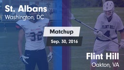 Matchup: St. Albans High vs. Flint Hill  2016