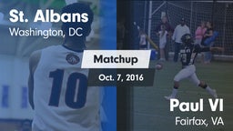 Matchup: St. Albans High vs. Paul VI  2016