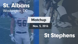 Matchup: St. Albans High vs. St Stephens 2016