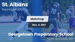 Matchup: St. Albans High vs. Georgetown Preparatory School 2017