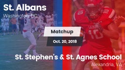 Matchup: St. Albans High vs. St. Stephen's & St. Agnes School 2018