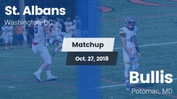 Matchup: St. Albans High vs. Bullis  2018