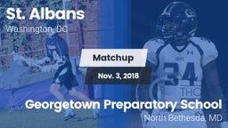 Matchup: St. Albans High vs. Georgetown Preparatory School 2018