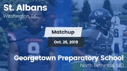 Matchup: St. Albans High vs. Georgetown Preparatory School 2019