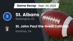 Recap: St. Albans  vs.  St. John Paul the Great Catholic  2022
