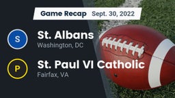 Recap: St. Albans  vs. St. Paul VI Catholic  2022