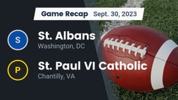 Recap: St. Albans  vs. St. Paul VI Catholic  2023