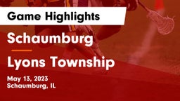 Schaumburg  vs Lyons Township  Game Highlights - May 13, 2023