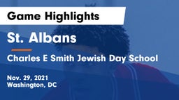 St. Albans  vs Charles E Smith Jewish Day School Game Highlights - Nov. 29, 2021