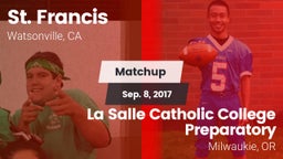 Matchup: St. Francis vs. La Salle Catholic College Preparatory 2017
