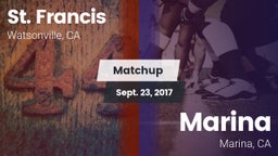 Matchup: St. Francis vs. Marina  2017
