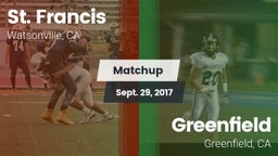 Matchup: St. Francis vs. Greenfield  2017