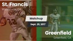 Matchup: St. Francis vs. Greenfield  2017