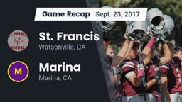 Recap: St. Francis  vs. Marina  2017