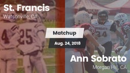 Matchup: St. Francis vs. Ann Sobrato  2018
