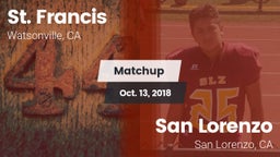Matchup: St. Francis vs. San Lorenzo  2018