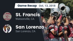 Recap: St. Francis  vs. San Lorenzo  2018