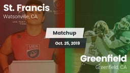 Matchup: St. Francis vs. Greenfield  2019