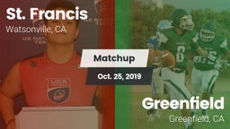 Matchup: St. Francis vs. Greenfield  2019