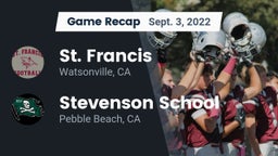 Recap: St. Francis  vs. Stevenson School 2022