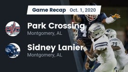Recap: Park Crossing  vs. Sidney Lanier  2020
