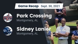 Recap: Park Crossing  vs. Sidney Lanier  2021