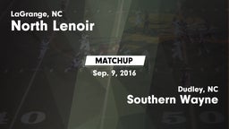 Matchup: North Lenoir vs. Southern Wayne  2016