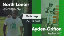 Matchup: North Lenoir vs. Ayden-Grifton  2015